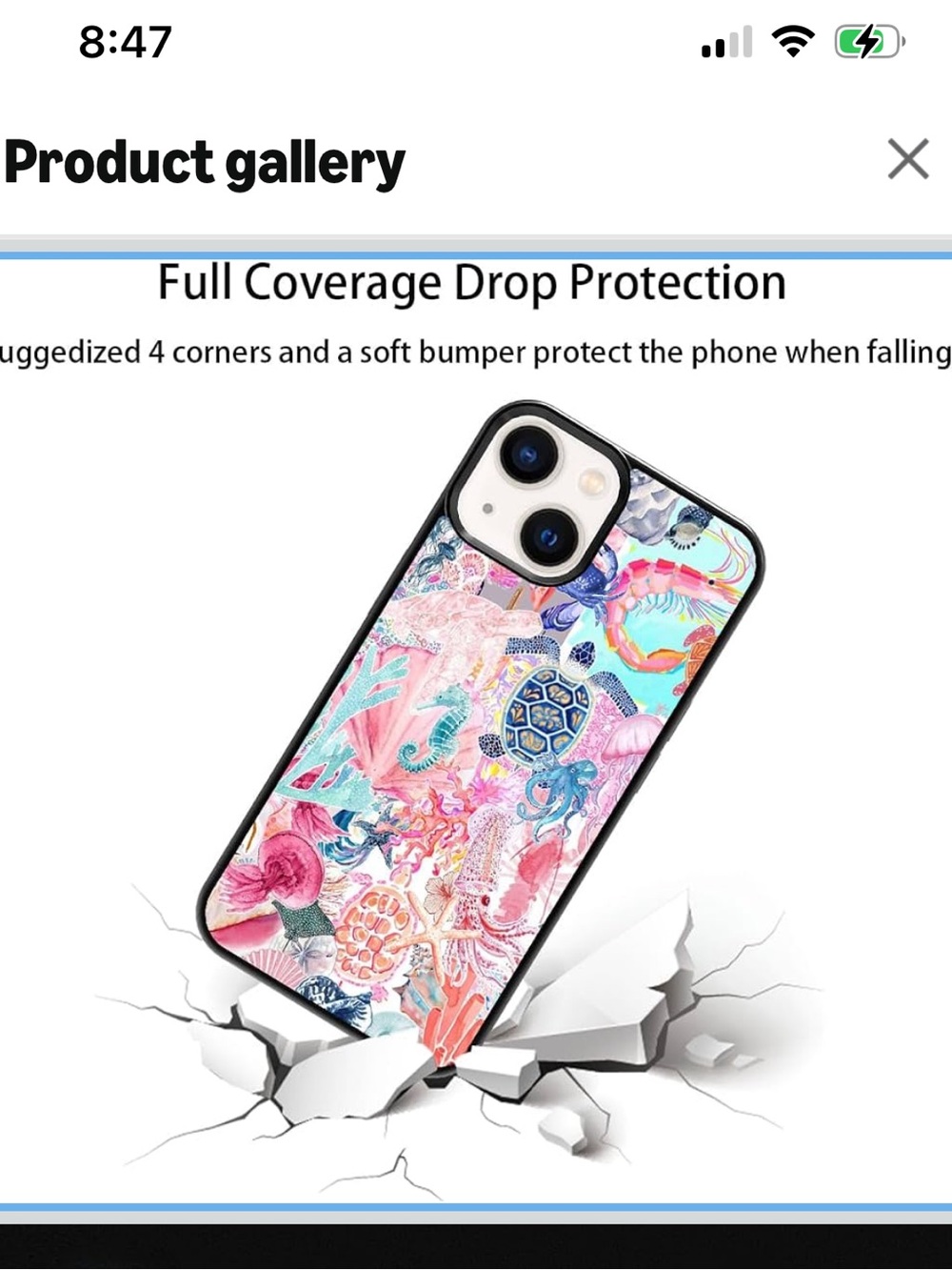 Summer Coastal IPhone 14 Plus Hibiscus Bow Case, Shockproof